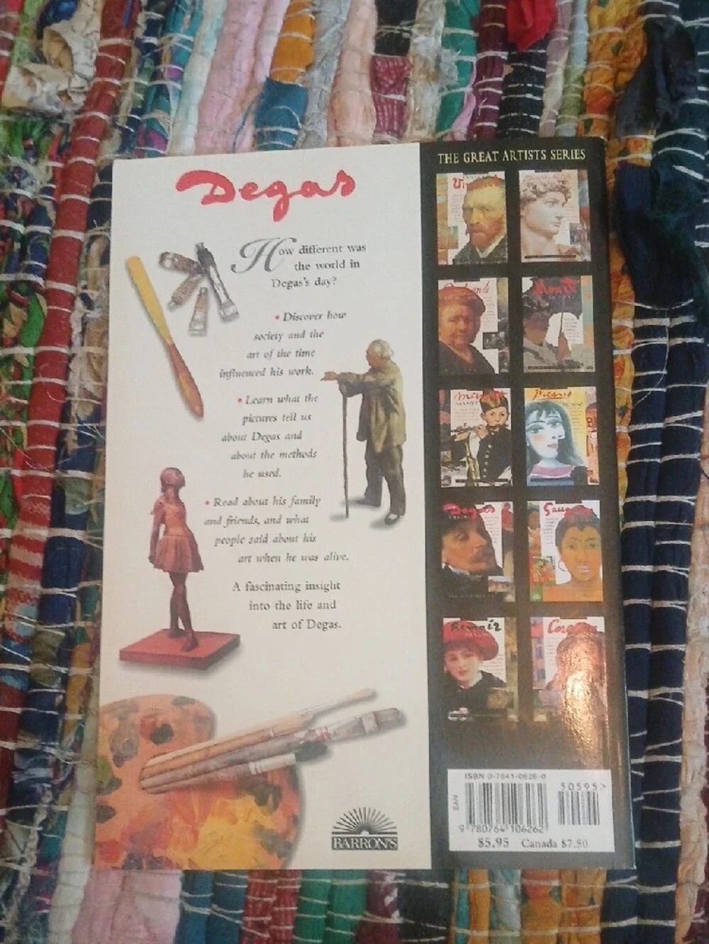 Degas: The Invisible Eye Great Artists Book